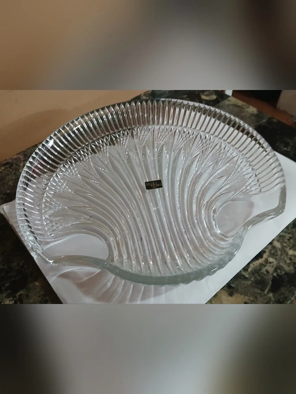 Vintage Studio Nova Glass Serving Dish. Like new.